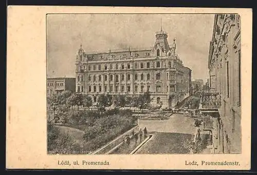 AK Lódz, Ul. Promenada