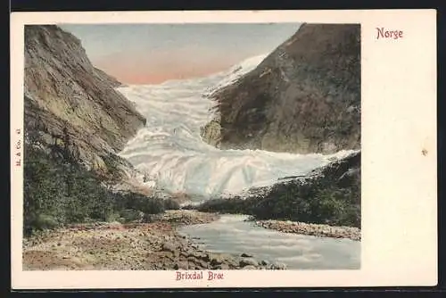 AK Brixdal Broe, Blick auf den Gletscher