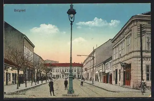 AK Belgrad, Strassenleben mit Kindern