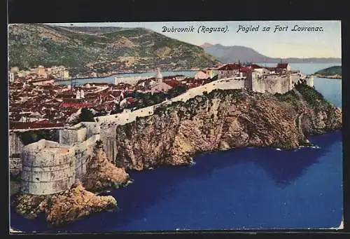 AK Dubrovnik, Pogled sa Fort Lovrenac