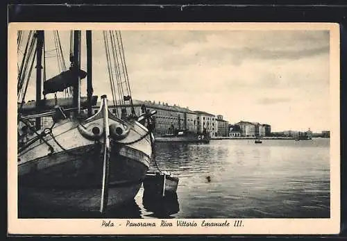 AK Pola, Panorama Riva Vittorio Emanuele III.