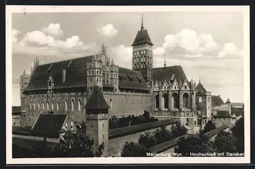 AK Marienburg-Malbork, Hochschloss mit Dansker