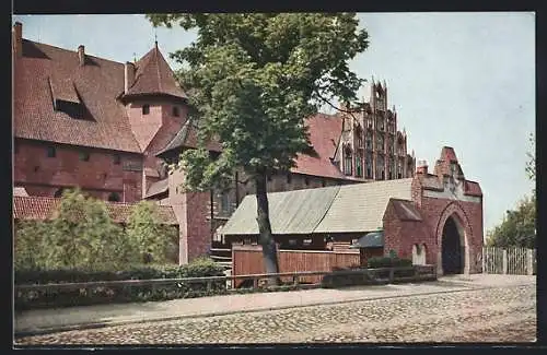 AK Marienburg, Nordseite der Marienburg