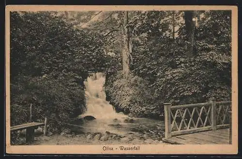 AK Oliva, Am kleinen Wasserfall