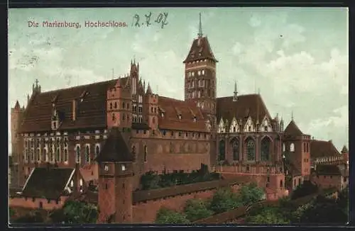 AK Marienburg, Ansicht vom Hochschloss