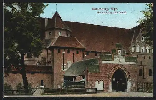 AK Marienburg, Haupteingang zum Schloss