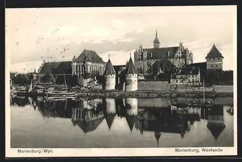 AK Marienburg, Burg von der Westseite