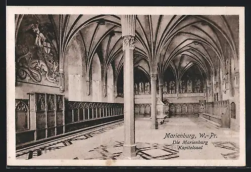 AK Marienburg, Blick in den Kapitelsaal