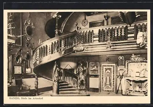 AK Danzig, Diele im Artushof