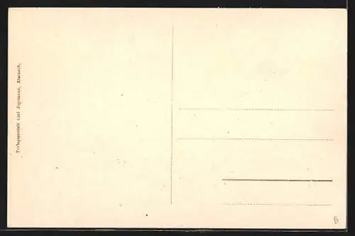 AK Friedrichroda, Ortsansicht mit Gottlob