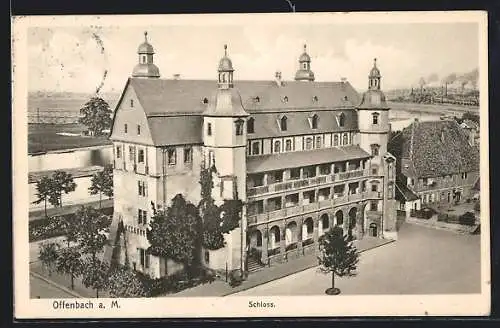 AK Offenbach / Main, Blick auf das Schloss