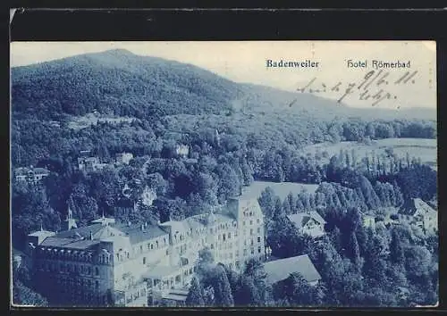AK Badenweiler, Hotel Römerbad
