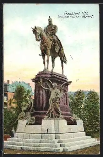 AK Frankfurt a. M., Denkmal Kaiser Wilhelm I.