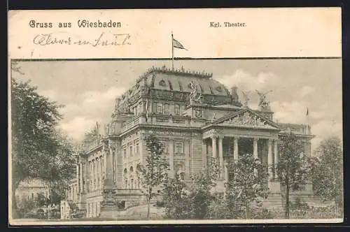 AK Wiesbaden, Das Königliche Theater