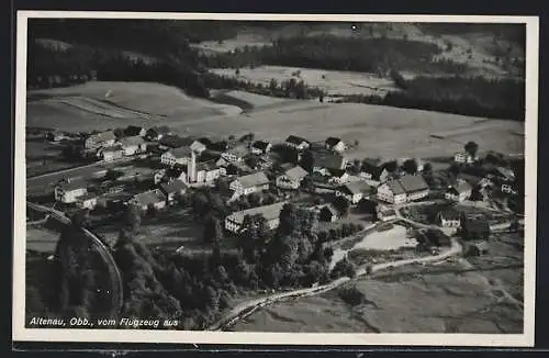 AK Altenau / Obb., Ort vom Flugzeug aus gesehen