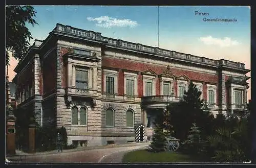 AK Posen, Blick auf das Generalkommando