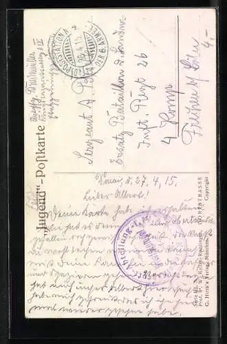 Künstler-AK G.Hirth`s Verlag, Serie III, 3: Dorfstrasse