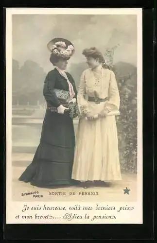 Foto-AK Stebbing: Sortie de Pension