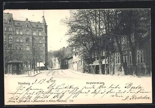 AK Hamburg, Ladengeschäfte in der Borgfelderstrasse