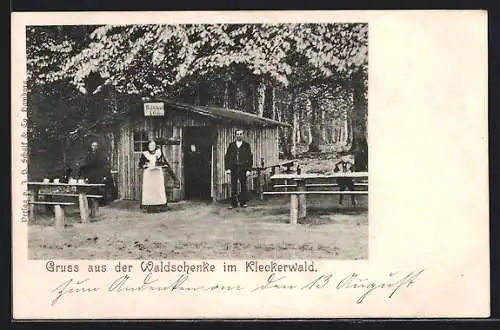 AK Kleckerwald, Cohn`s Gasthaus Waldschenke