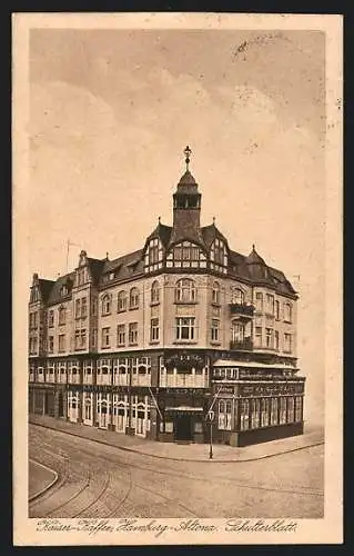 AK Hamburg-Altona, Das Kaiser-Café am Schulterblatt