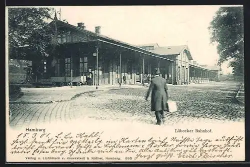 AK Hamburg-Klostertor, Am Lübecker Bahnhof