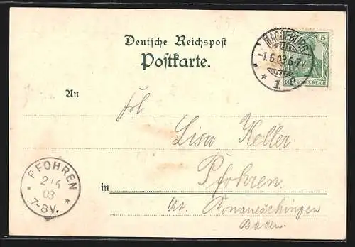 Lithographie Magdeburg-Neustadt, Café-Restaurant Wilhelma, Steinbruchs-Anlagen