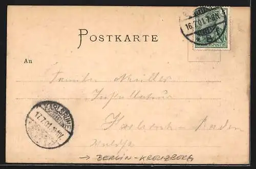 AK Berlin-Kreuzberg, Baerwaldstrasse