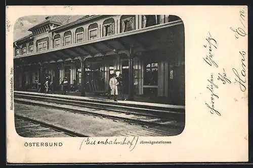 AK Östersund, Järnvägsstationen