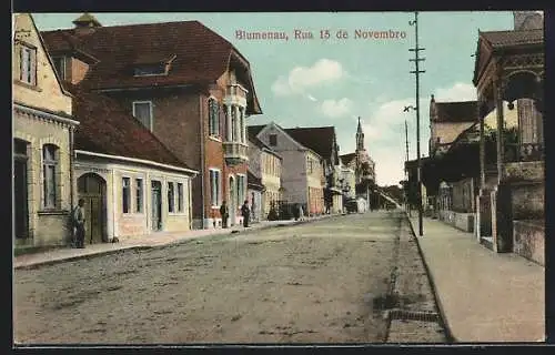 AK Blumenau, Rua 15 de Novembro, Strassenpartie