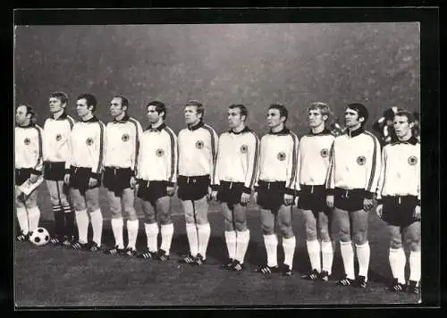 AK Vizeweltmeister Deutschland, Gruppenfoto WM Mexico 1970