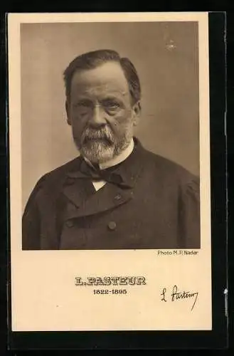 AK Louis Pasteur, Mitbegründer der medizinischen Mikrobiologie