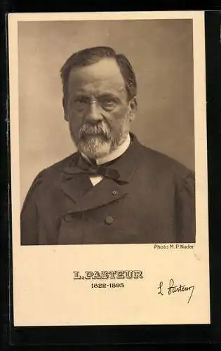 AK Louis Pasteur, Mitbegründer der medizinischen Mikrobiologie