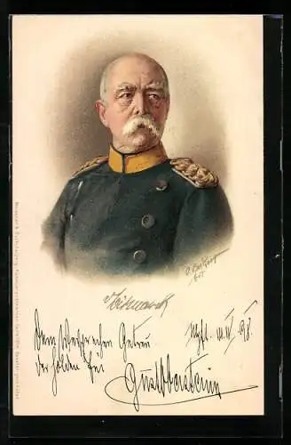 AK Bildnis Otto v. Bismarck