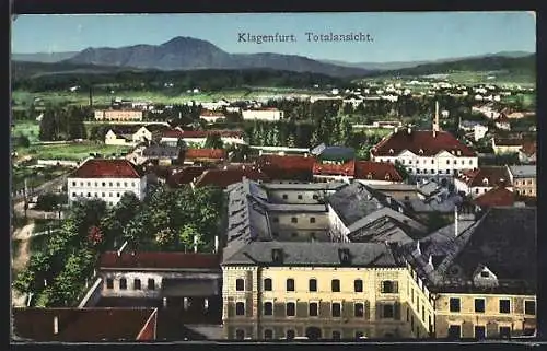 AK Klagenfurt, Totalansicht der Stadt