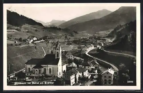 AK Mühlbachl, Blick auf den Ort am Brenner