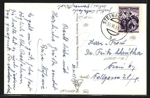 AK Mühlbachl, Blick auf den Ort am Brenner