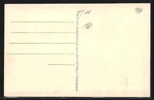 AK Steinach, Ortsansicht mit Blick gegen die Innsbrucker Nordkette