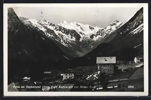 AK Trins im Gschnitztal, Cafè-Restaurant zur Hohen Burg