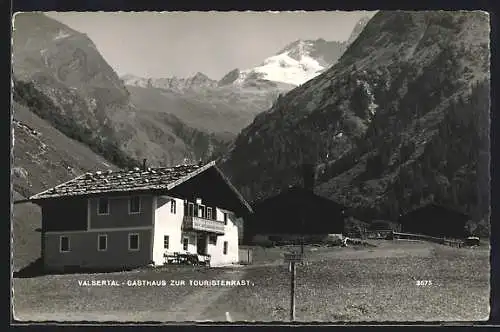 AK Vals, Gasthaus Zur Touristenrast im Valsertal