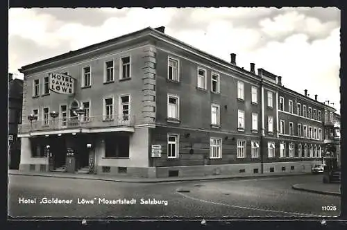 AK Salzburg, Hotel Goldener Löwe der Mozartstadt