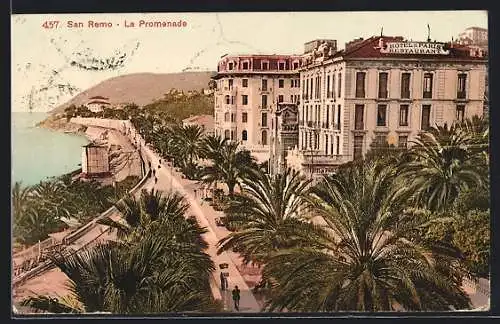 AK San Remo, La Promenade