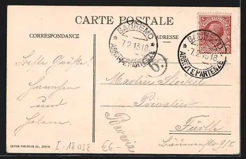 AK San Remo, La Promenade