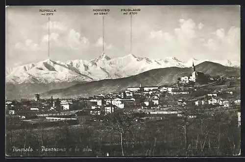 AK Pinerolo, Panorama e le alpi