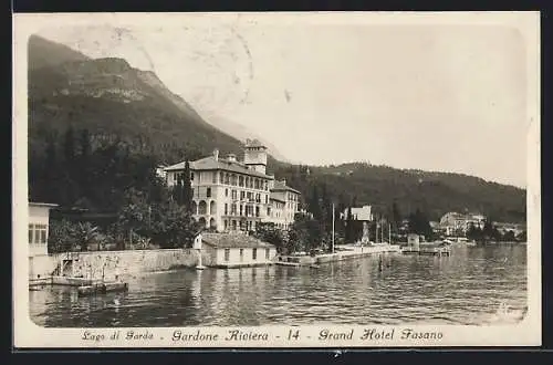AK Gardone-Riviera /Lago di Garda, Grand Hotel Fasano