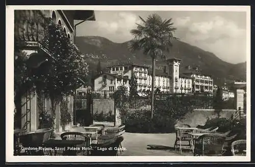 AK Gardone-Riviera /Lago di Garda, Savoj Palace Hotel