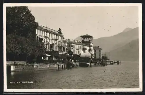 AK Cadenabbia /Lago di Como, Teilansicht am See