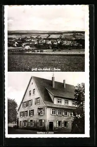AK Asbach i. Baden, Ortsansicht, Gasthaus zum Löwen