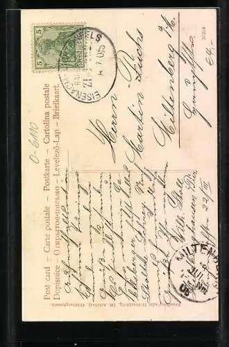 AK Hildburghausen, Kriegerdenkmal, Markt, Rathaus