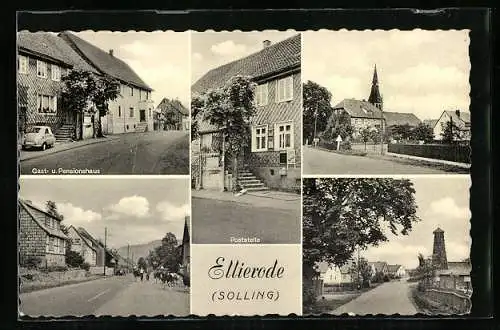 AK Ellierode /Solling, Gast- und Pensionshaus Zum alten Kruge, Bes. Wilhelm Hillebrecht